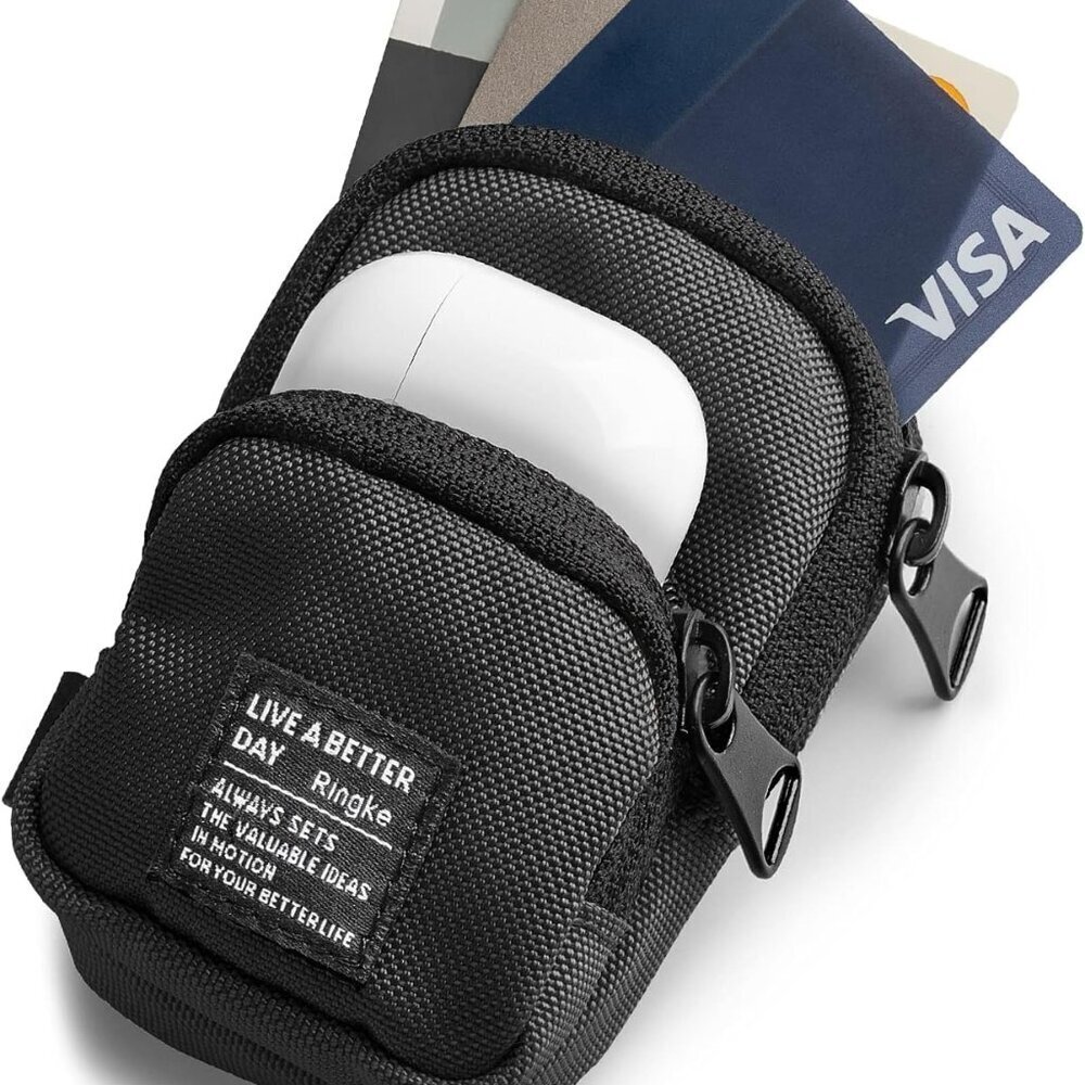 Mini Pouch , Small Bag for Universal Wireless Ear Buds, Durable Waterproof Keych
